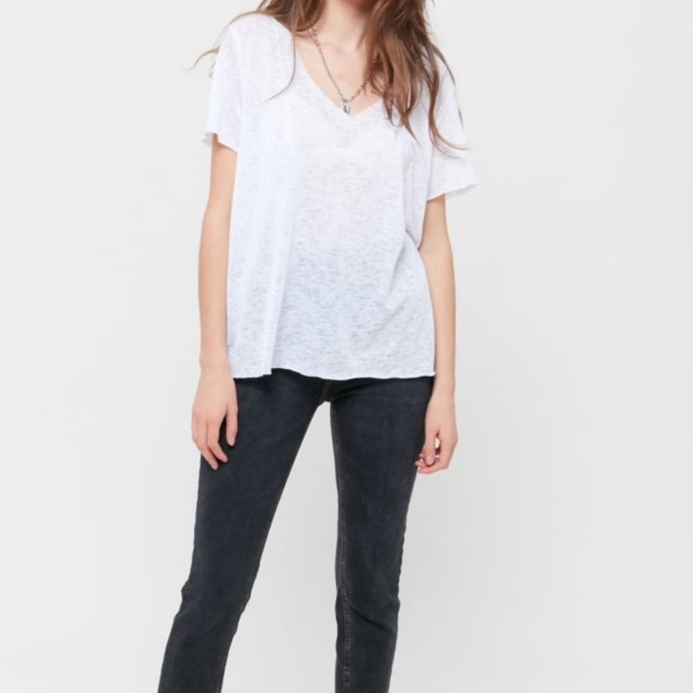 Project Social T Textured V-Neck